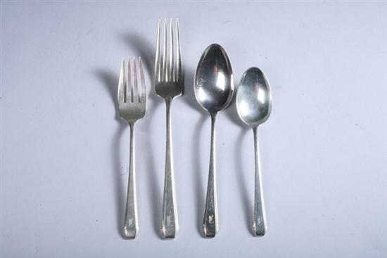 Appraisal: -PIECE TOWLE STERLING SILVER FLATWARE SERVICE Cascade pattern Including eight