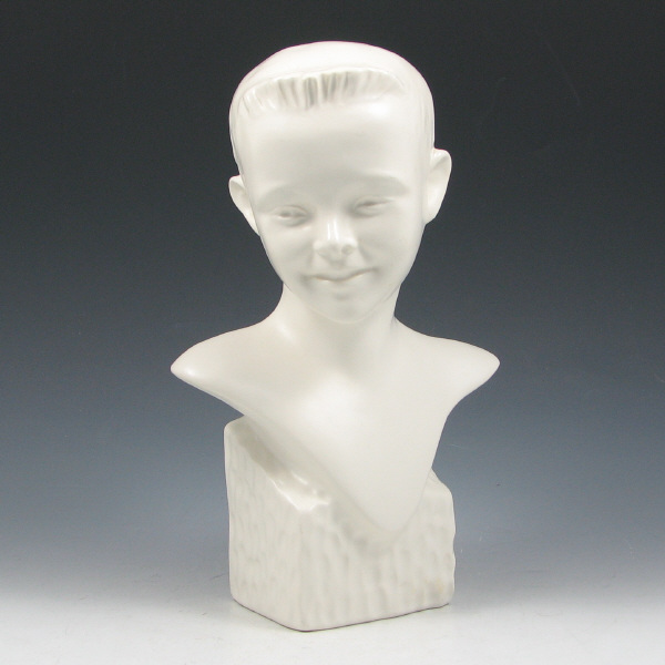 Appraisal: Bust of a boy by Florence Ceramics Co of Pasadena