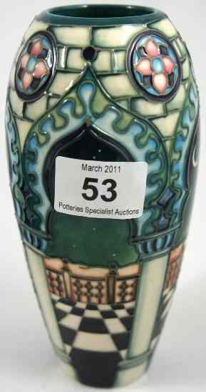 Appraisal: Moorcroft vase decorated in the Jumeirah design height cm dated