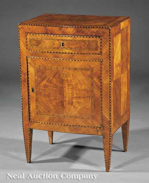 Appraisal: A Good Italian Neoclassical Inlaid Parquetry Commode early th c