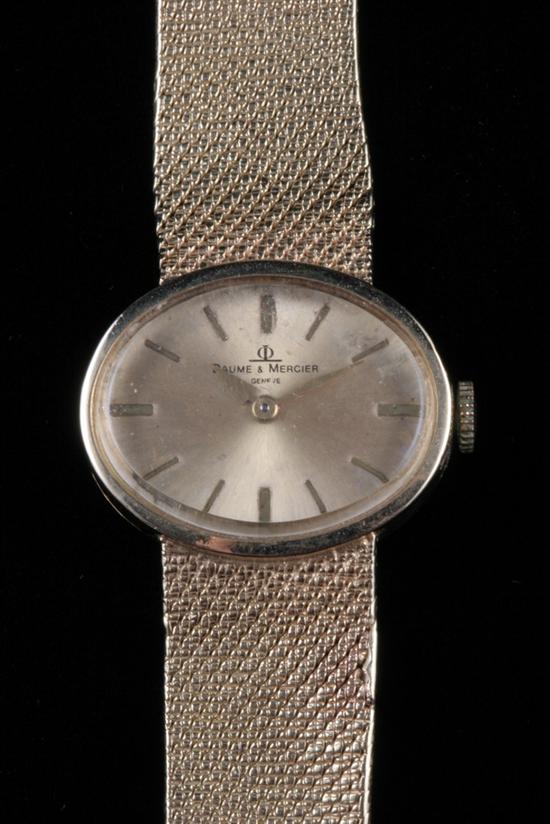 Appraisal: LADY'S BAUME AND MERCIER YELLOW GOLD WRISTWATCH