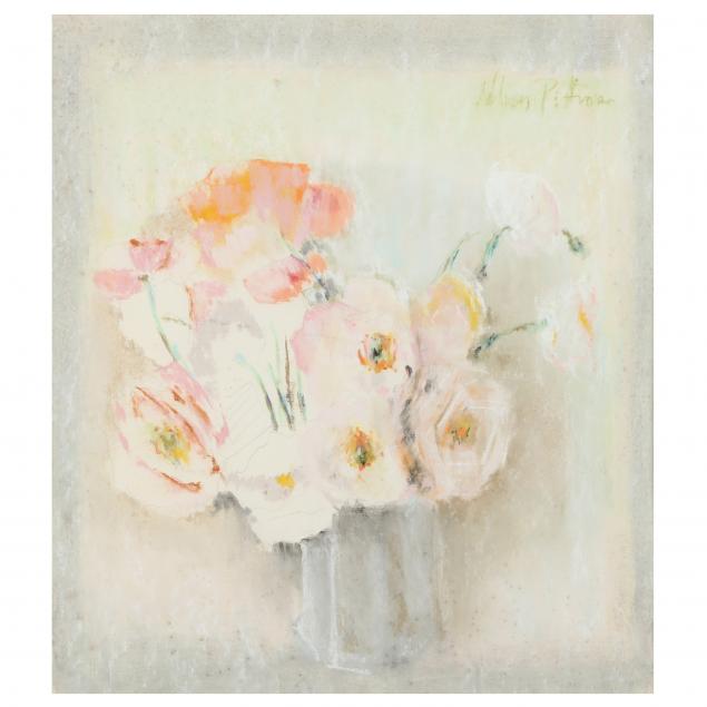 Appraisal: HOBSON PITTMAN NC PA - STILL LIFE WITH FLOWERS Pastel