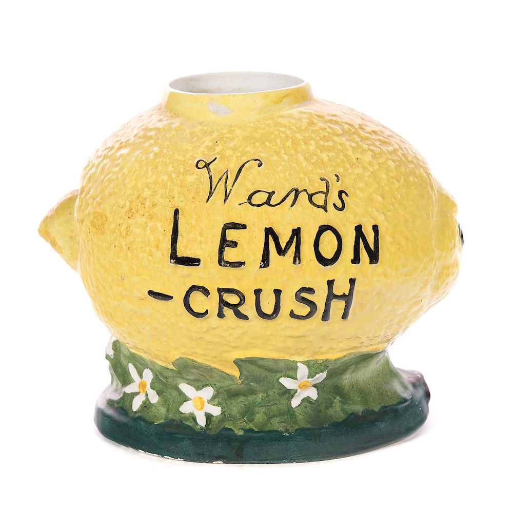 Appraisal: Wards Lemon Crush Syrup Dispenser Measures tall wide Good original