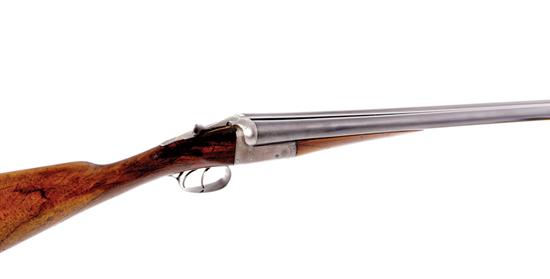 Appraisal: Webley Scott -bore SxS sporting gun manufactured serial number rebarreled