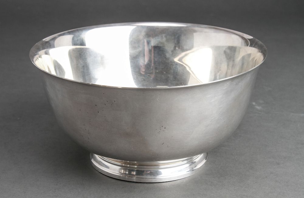 Appraisal: Tiffany Co Sterling Silver Footed Bowl Tiffany Co sterling silver