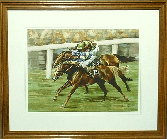 Appraisal: - Isom Graham United Kingdom b framed and matted watercolor