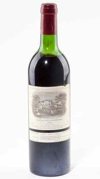 Appraisal: Chateau Lafite RothschildPauillac bottlehs lbsl'' denser version of the that