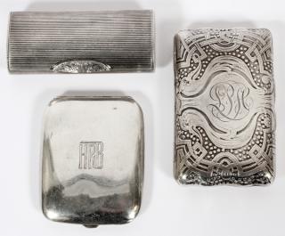 Appraisal: AMERICAN STERLING SILVER CASES EARLY TH C AMERICAN STERLING SILVER