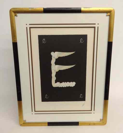 Appraisal: Signed and numbered Erte serigraph print Romain Erte De Tirtoff