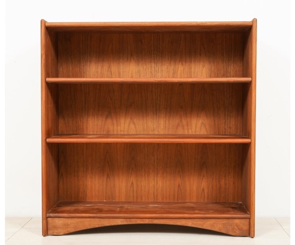 Appraisal: Mid-century modern style teak bookcase h x w x d