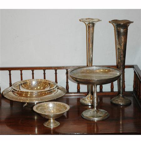 Appraisal: Group of Sterling Silver Table Articles Estimate -