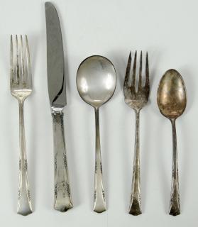 Appraisal: Gorham Greenbrier Sterling Flatware Pieces American th century including hollow