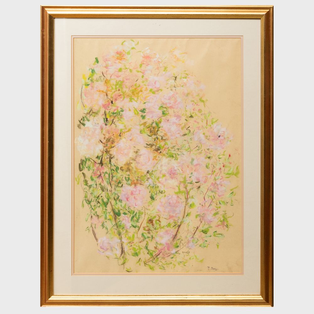 Appraisal: Paul Lucien Maze - Spring Flowers Pastel and gouache on