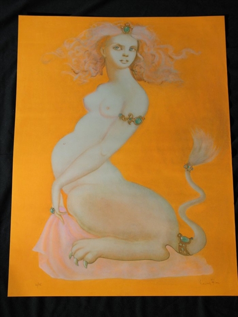 Appraisal: LEONOR FINI FRENCH - HILARIA Color Lithograph on wove paper