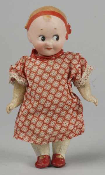 Appraisal: Cute Rare German Bisque Googly Doll Description Signed with Goebel