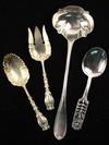 Appraisal: SILVER LOT - piece lot of assorted sterling serving pieces