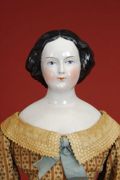 Appraisal: Large China Lady Germany ca Jenny Lind doll with glazed