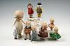 Appraisal: MINIATURE DOLLS - Lot of eleven miniature bisque dolls Consists