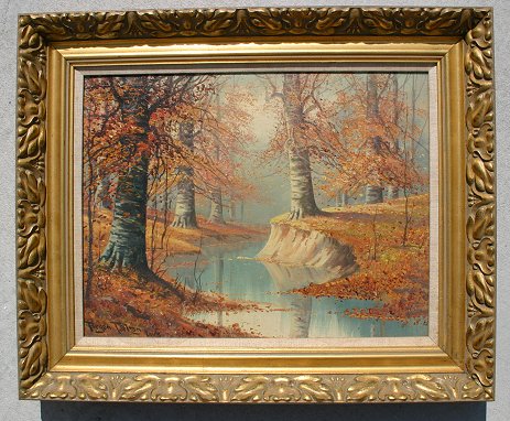 Appraisal: TARLTON Bryan American - Autumn Stream OIL B '' x