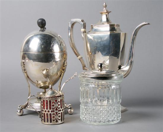 Appraisal: An American Sterling Silver Teapot Height of first inches