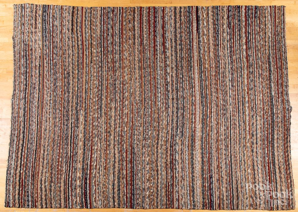 Appraisal: Roomsize braided rug Roomsize braided rug ' x ' Condition