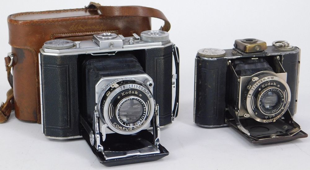 Appraisal: Lot of German Kodak Folding Cameras Lot of German Kodak