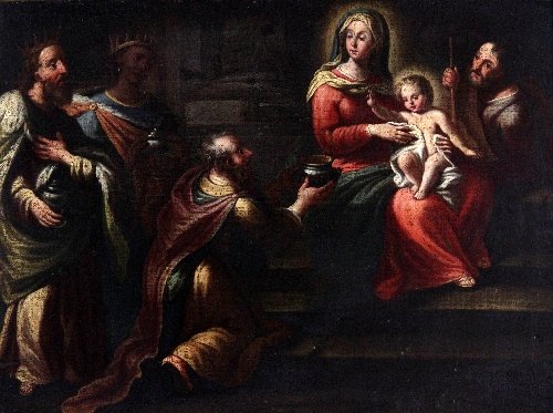 Appraisal: th Century Italian School after the Old Master Adoration of