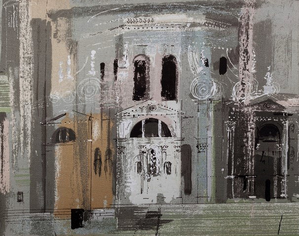 Appraisal: John Piper British - for A Sanderson Sons Ltd 'Chiesa