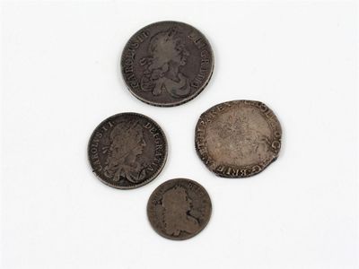 Appraisal: Charles I Tower Mint under Parliament Halfcrown mm sun -