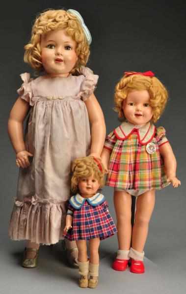 Appraisal: Lot of Ideal American Composition Dolls Description Includes a Princess