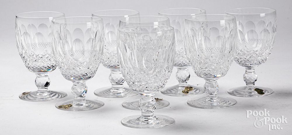 Appraisal: Set of eight Waterford crystal glasses Set of eight Waterford