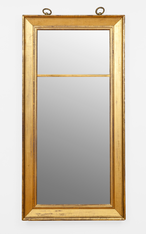 Appraisal: CLASSICAL GILTWOOD PIER MIRROR x x in Estate of Paul