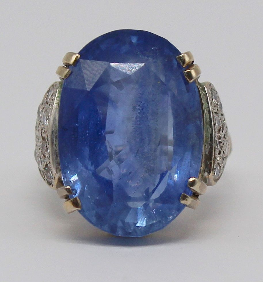 Appraisal: JEWELRY GIA ct CEYLON Sapphire no Oval cut blue sapphire