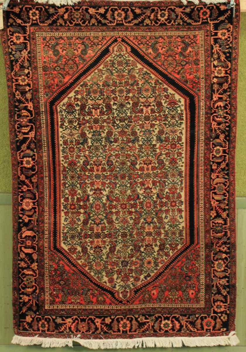 Appraisal: ORIENTAL RUG FERAGHAN ' x ' '' Herati design on