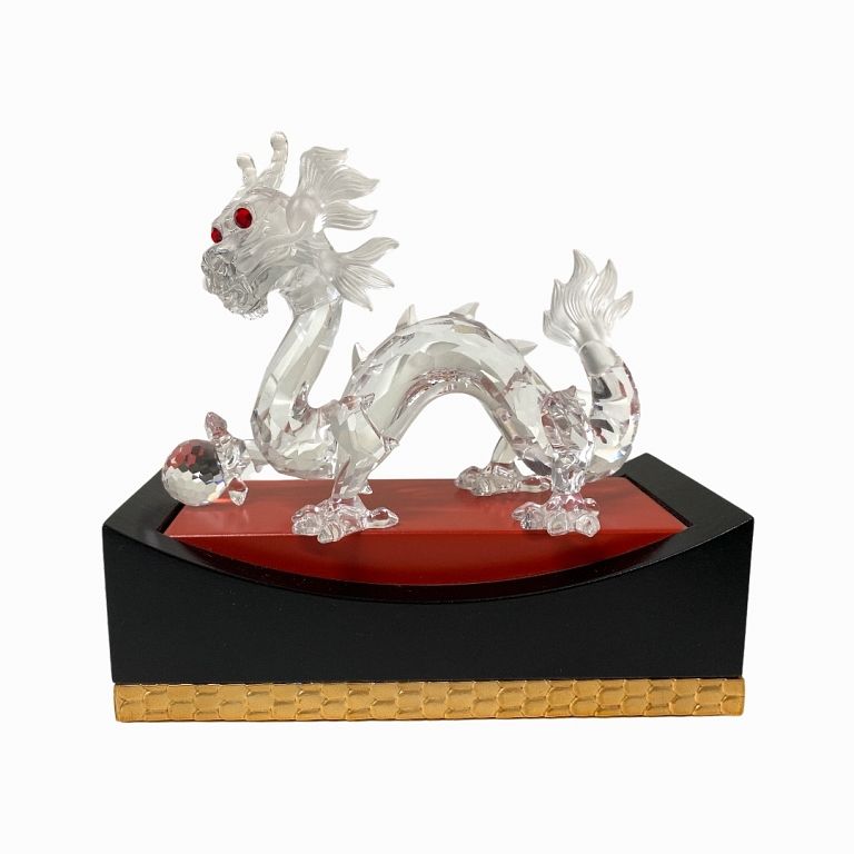 Appraisal: Swarovski Crystal Dragon Swarovski Crystal Dragon Total Measures Inches High