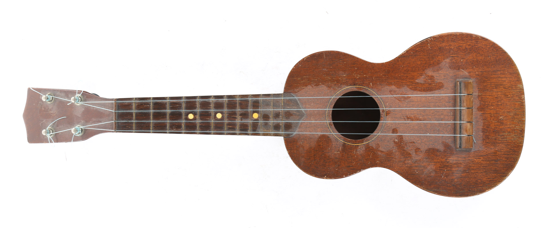 Appraisal: Favilla Bros mahogany ukulele circa s marked branded on rear