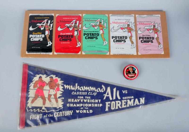 Appraisal: Lot of Muhammad Ali Memorabilia Items Includes one original Ali