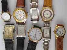 Appraisal: A mixed lot of nine lady's and gent's quartz wrist