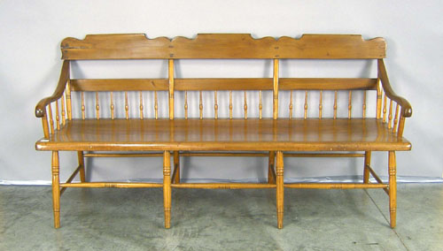 Appraisal: Windsor deacon's bench th c