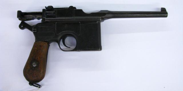 Appraisal: Mauser Broomhandle semi-automatic mm serial number on frame and barrel