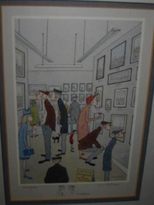 Appraisal: GEOFFREY WOOLSEY BIRKS Painting Exhibition reproduction in colours limited edition