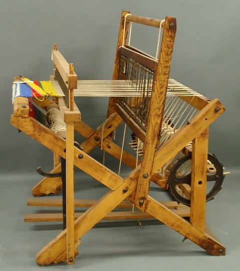 Appraisal: Maple craft loom from the Atwater Kent Museum collections h