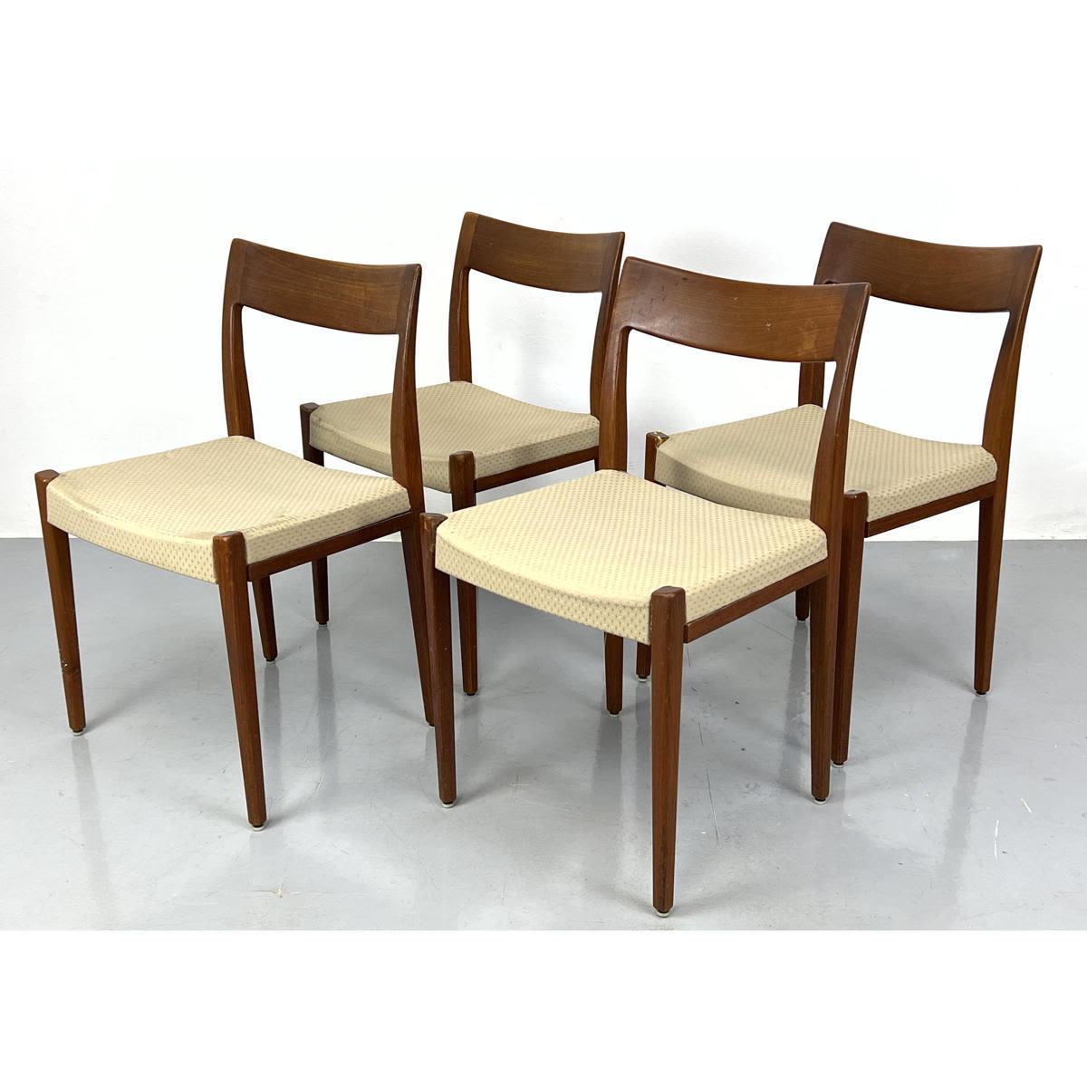 Appraisal: Set TROEDS Kontiki Model Teak Dining Chairs ENGVE EKSTROM Designer