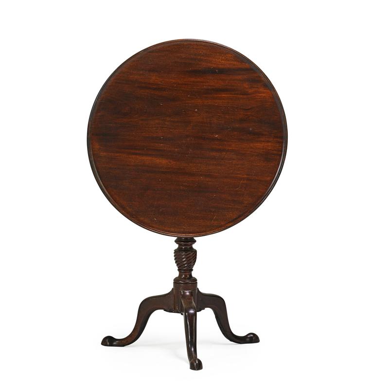 Appraisal: GEORGE II TILT-TOP TABLE Condition Report