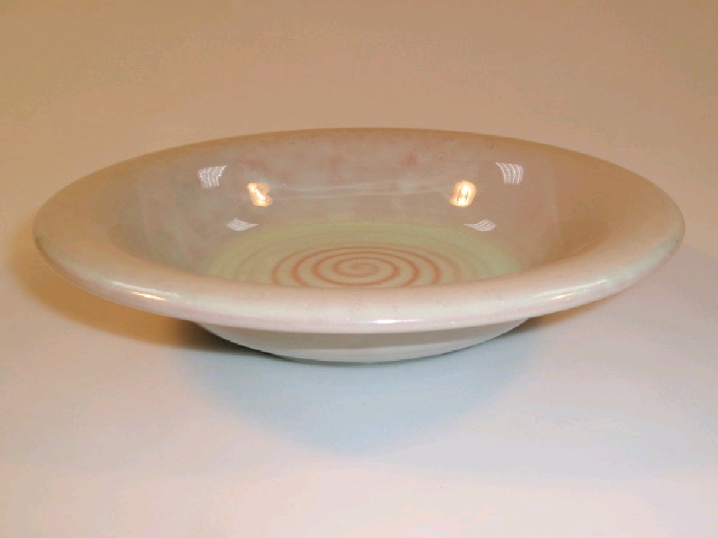 Appraisal: A Royal Lancastrian pottery circular dish with a mottled grey