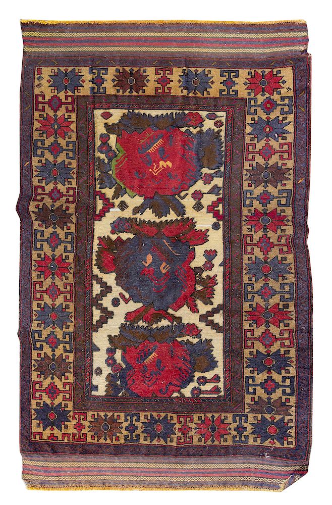 Appraisal: A Caucasian Wool Rug EARLY TH CENTURY f A Caucasian