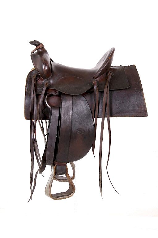 Appraisal: RARE RT Frazier Saddle Custom Pueblo Saddle For your bidding