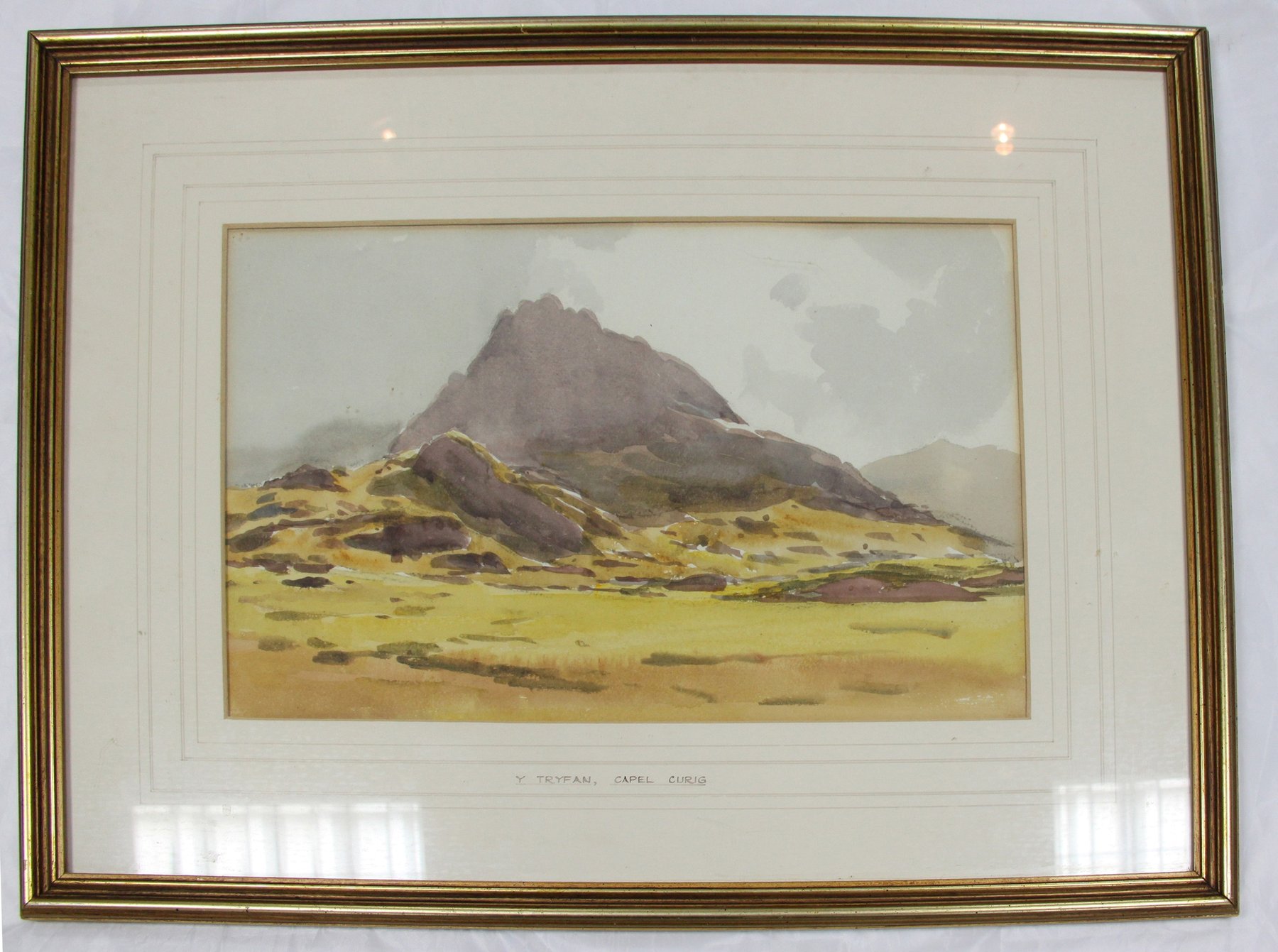 Appraisal: J Kemp Y Tryfan Capel Curig signed and inscribed verso