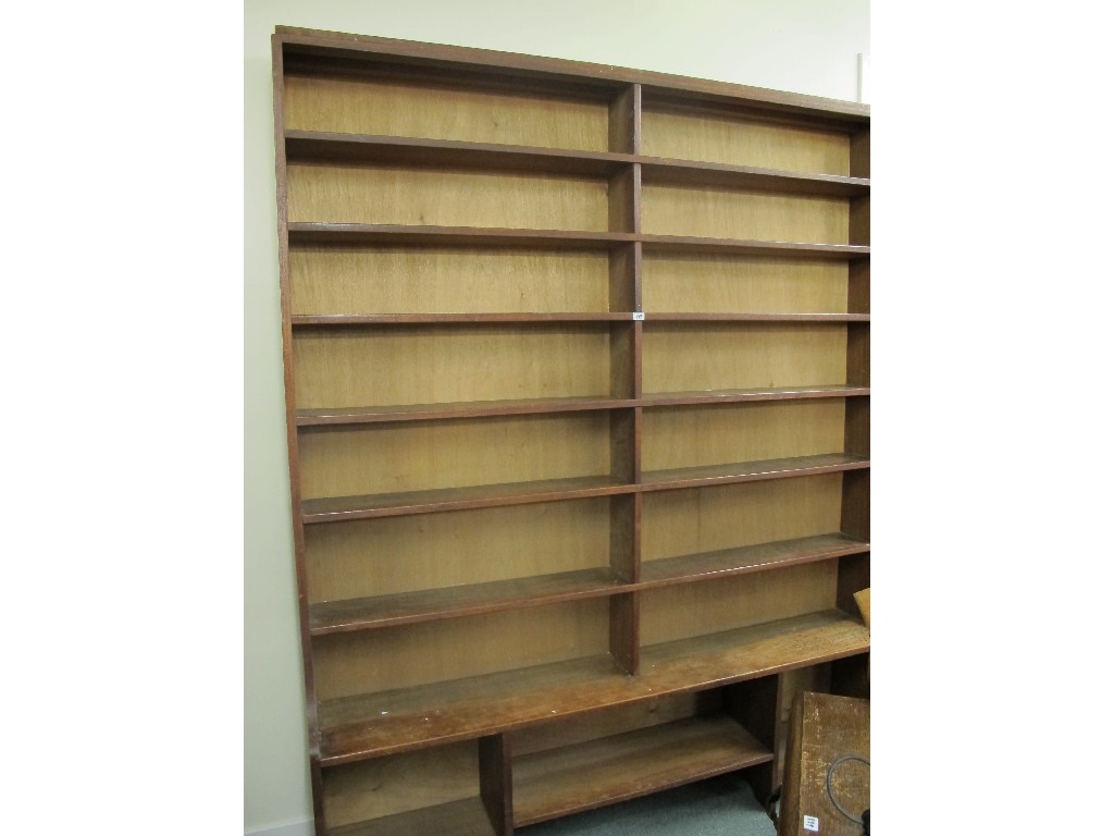 Appraisal: Large open bookcase