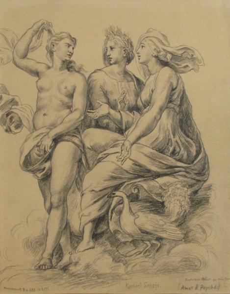 Appraisal: Group of six pencil drawings studies attributed to Richard Andriessen